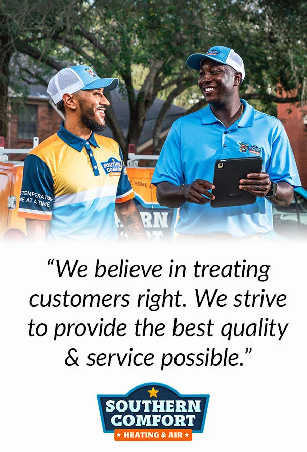 southern comfort tx - customer service quote
